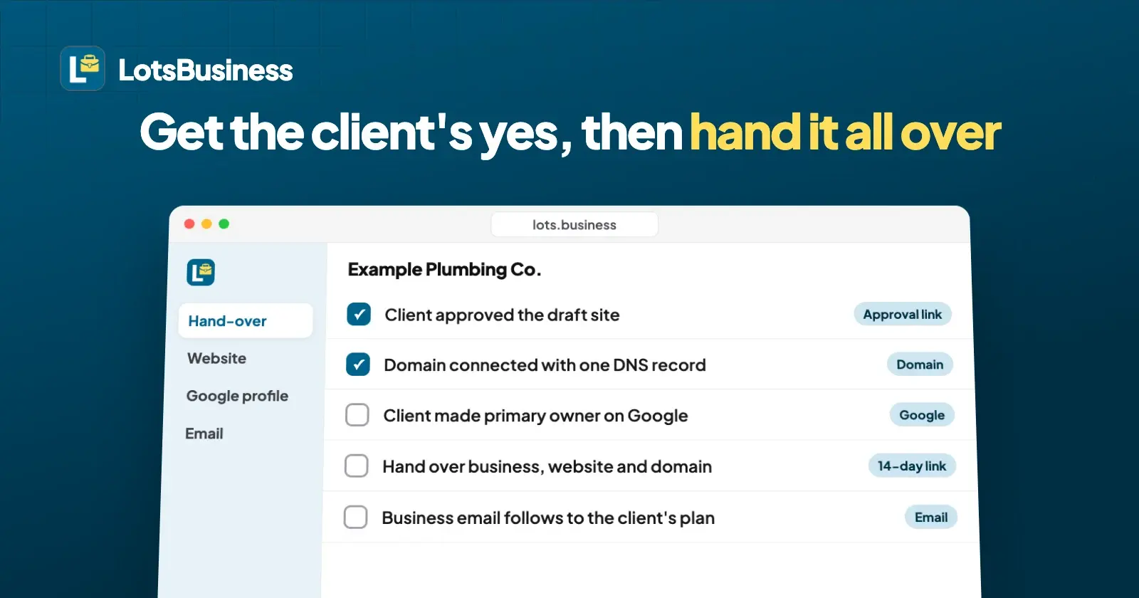 How Agencies Get Client Sign-Off and Hand Over a Website, Domain and Google Profile